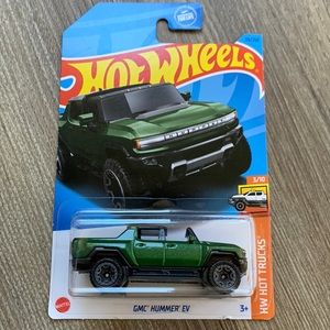 Hot Wheels Car Green GMC Hummer EV HW Truck Electric Vehicle HotWheels 2023 New
